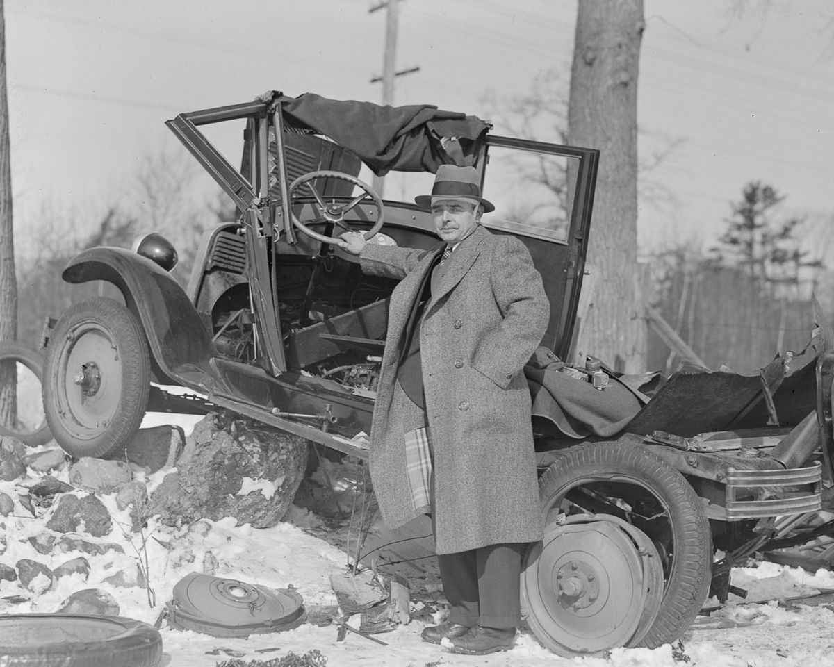 Автомобильные аварии 1930-х годов - потрясающие фотографии