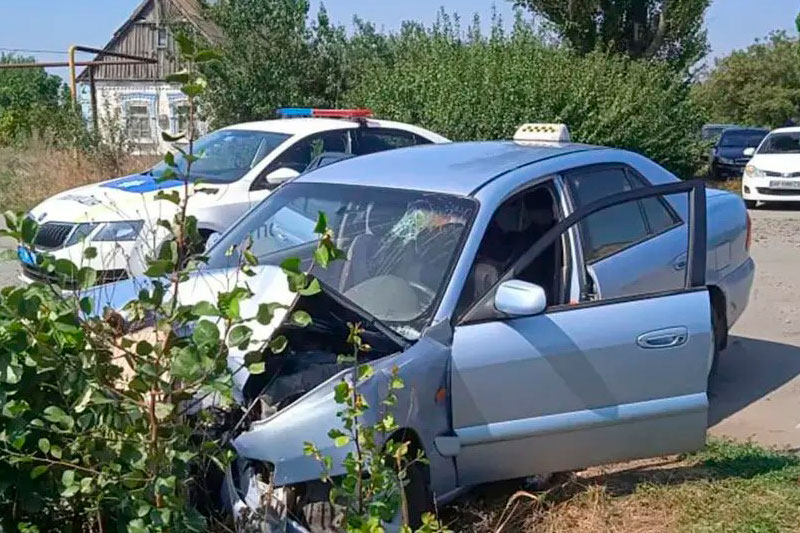 В Запорожской области пьяный таксист 5 километров вез полицейского на капоте (видео)